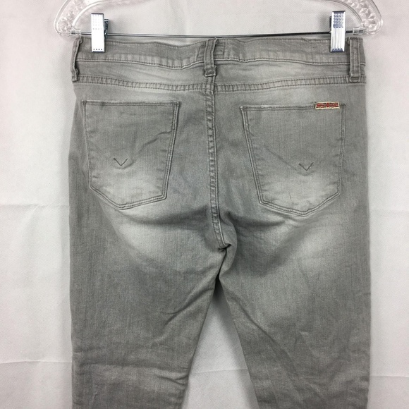 Hudson Krista Ankle Super Skinny Jeans Gray Sz 28 - Picture 10 of 13